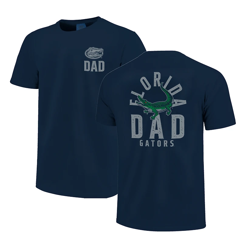 T-shirt homme bleu marine Florida Gators avec logo mascotte pour la fête des pères