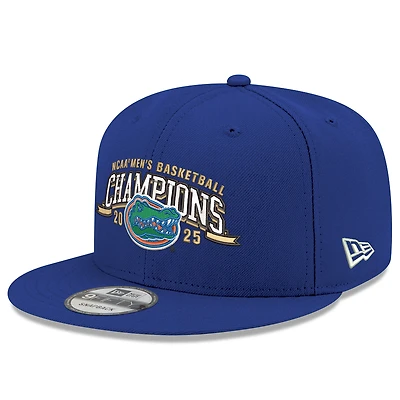 Men's New Era Royal Florida Gators 2025 NCAA Men's Basketball National Champions 9FIFTY Snapback Hat