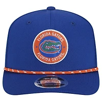 Casquette extensible à boutons-pression COOLERA 9SEVENTY Royal Florida Gators de New Era pour homme