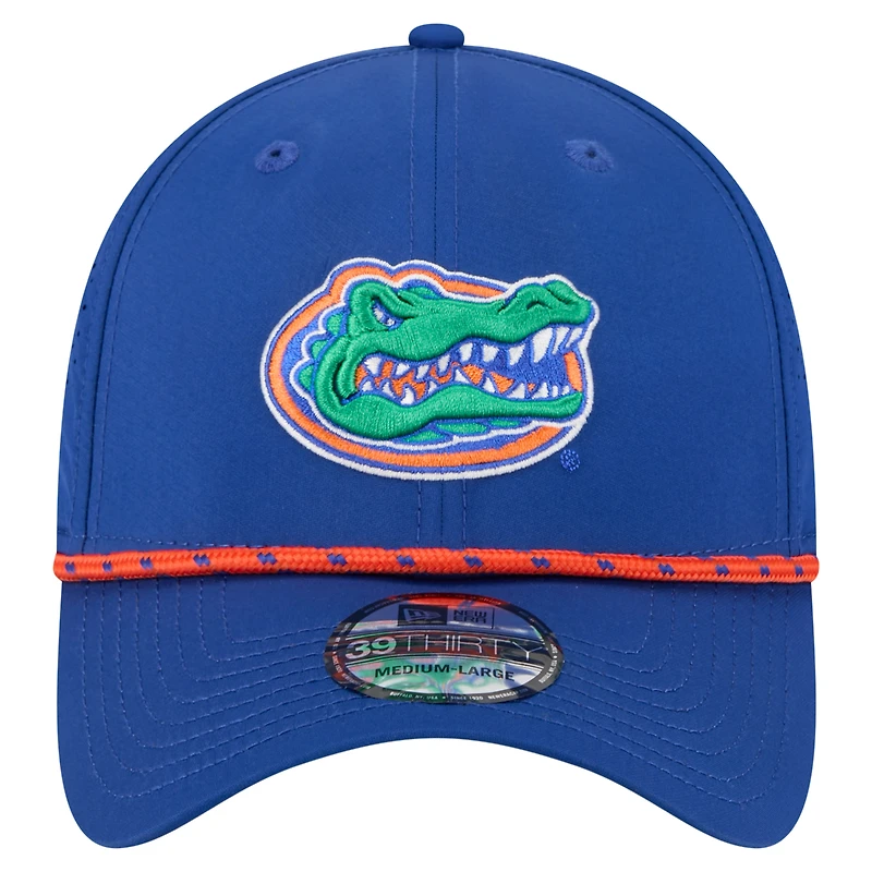 Men's New Era Royal Florida Gators Rope 39THIRTY Flex Hat