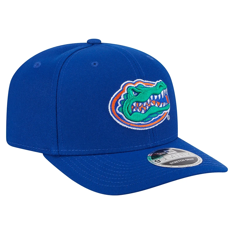 Casquette ajustable extensible à boutons-pression New Era Royal Florida Gators Team Collective 9SEVENTY pour homme