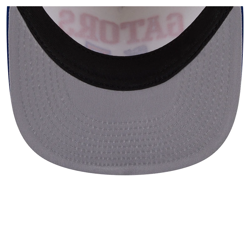 Men's New Era White Florida Gators Collegiate 9FIFTY A-Frame Snapback Hat