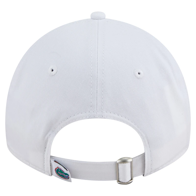 Men's New Era White Florida Gators Fan 9TWENTY Adjustable Hat