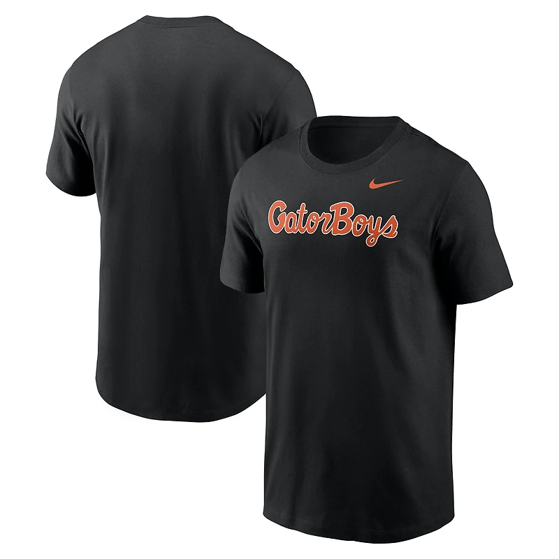 T-shirt Nike noir pour homme Florida Gators Gator Boys