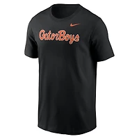 T-shirt Nike noir pour homme Florida Gators Gator Boys