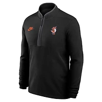 Men's Nike Black Florida Gators Swinging Gator Pacer Dri-FIT Half-Zip Pullover