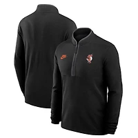 Men's Nike Black Florida Gators Swinging Gator Pacer Dri-FIT Half-Zip Pullover