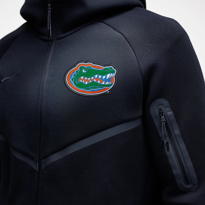 Men's Nike Black Florida Gators Tech Fleece Full-Zip Windrunner Hoodie