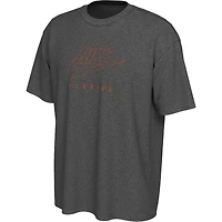 Men's Nike Charcoal Florida Gators Washed Max90 T-Shirt