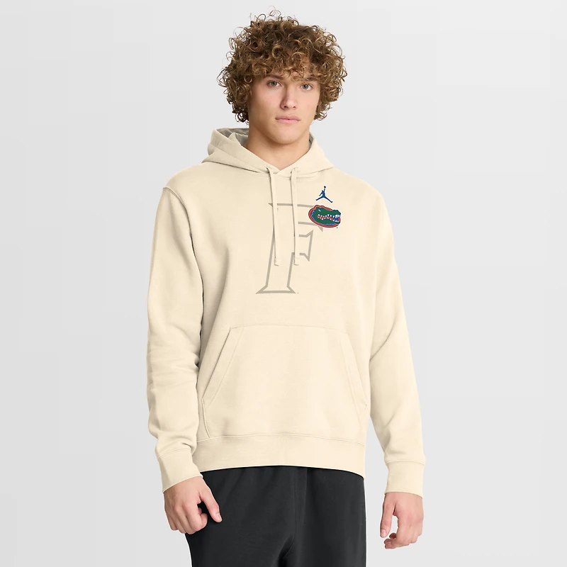 Men's Nike Cream Florida Gators Campus Shadow Hoodie