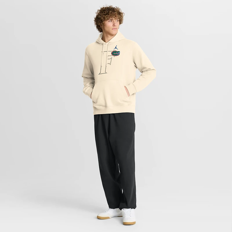 Men's Nike Cream Florida Gators Campus Shadow Hoodie