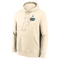 Men's Nike Cream Florida Gators Campus Shadow Hoodie