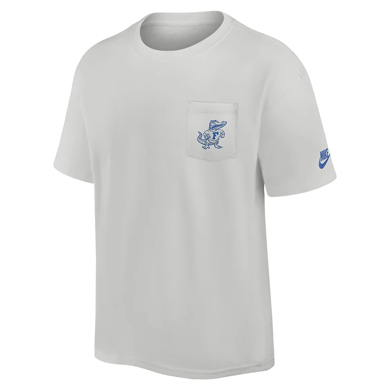 Men's Nike Gray Florida Gators Legacy 2-Hit Max90 Pocket T-Shirt