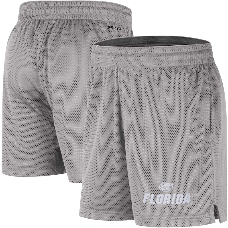 Short de performance Nike Florida Gators Mesh pour homme, gris