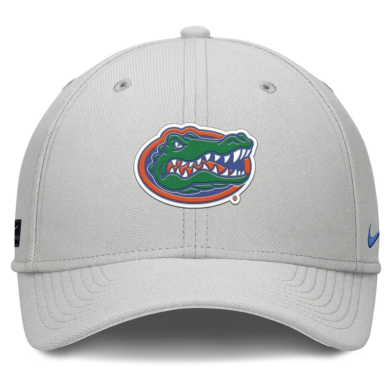 Men's Nike  Gray Florida Gators Rise Practice Performance Flex Hat