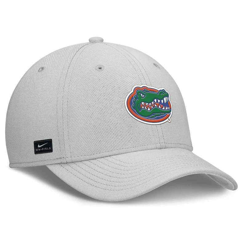 Men's Nike  Gray Florida Gators Rise Practice Performance Flex Hat