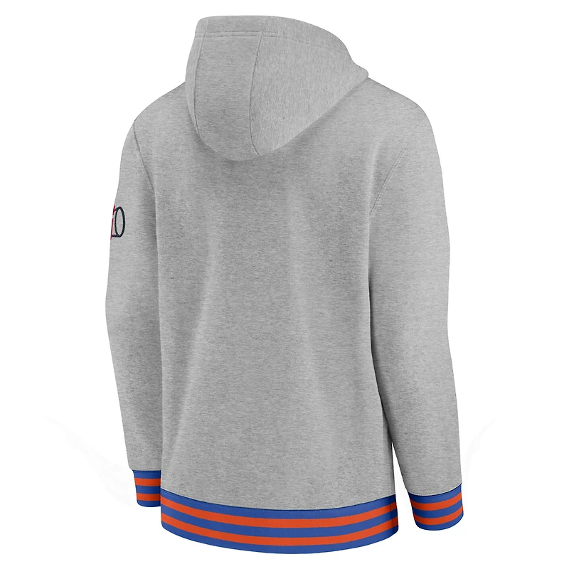 Men's Nike Heather Gray Florida Gators Legacy Retro Pullover Hoodie