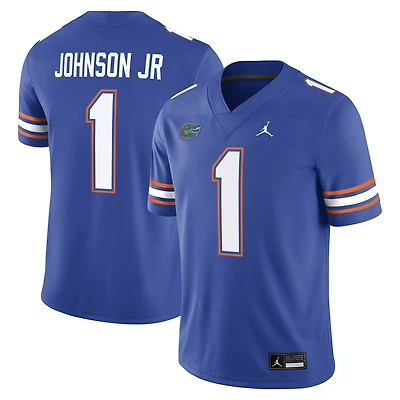 Maillot de football Nike Montrell Johnson Jr. Royal Florida Gators NIL pour homme