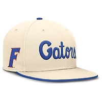 Men's Nike Natural Florida Gators 2026 Primetime True Fitted Hat