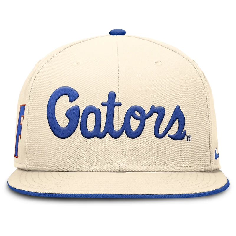 Men's Nike Natural Florida Gators 2026 Primetime True Fitted Hat