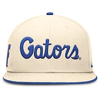 Men's Nike Natural Florida Gators 2026 Primetime True Fitted Hat