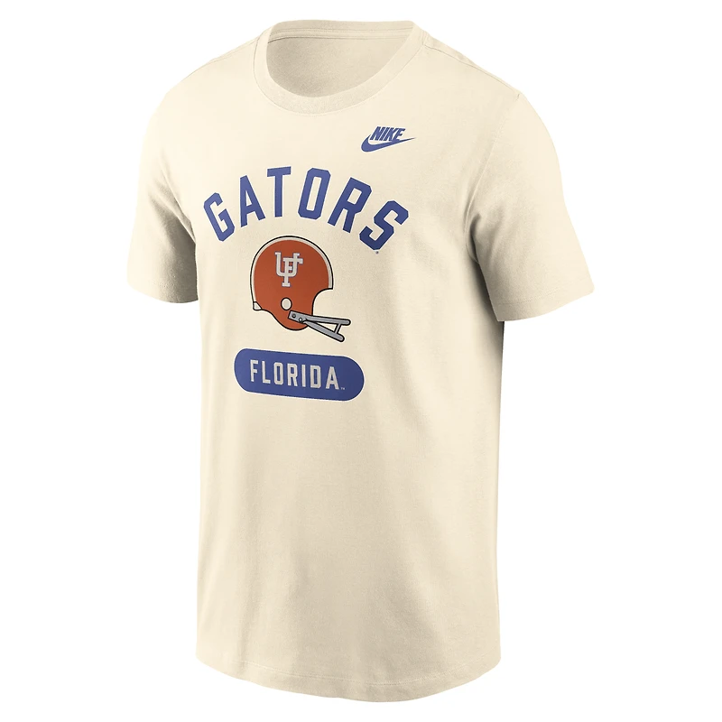 T-shirt homme Nike Natural Florida Gators Legacy Arch Helmet