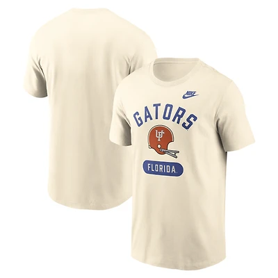 Men's Nike Natural Florida Gators Legacy Arch Helmet T-Shirt