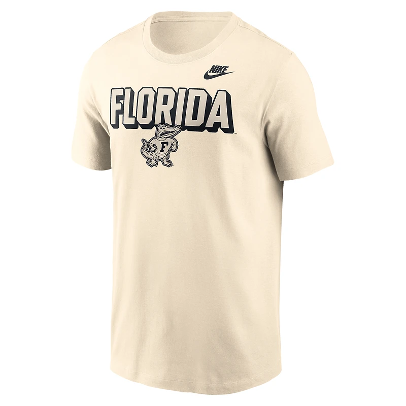 T-shirt Nike Natural Florida Gators Team Bold pour homme