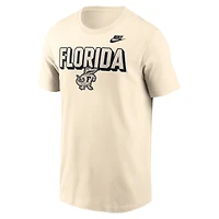 T-shirt Nike Natural Florida Gators Team Bold pour homme