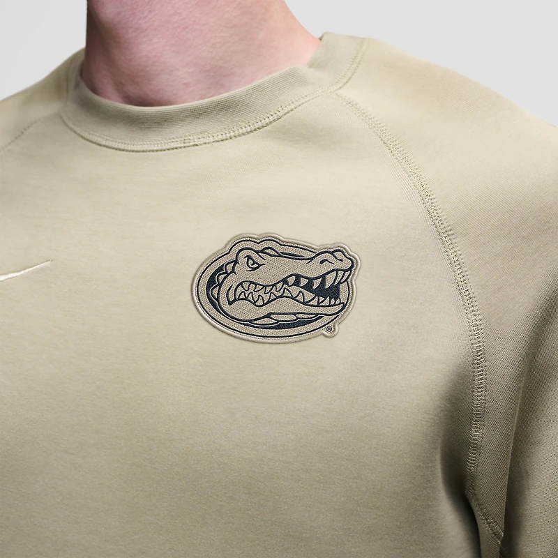 Men's Nike Olive Florida Gators Tech Fleece Raglan Sweatshirt