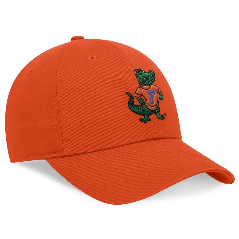 Casquette ajustable Nike Florida Gators Legacy Club Performance pour homme, orange