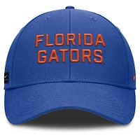 Men's Nike Royal Florida Gators 2025 Sideline Rise Practice Adjustable Hat