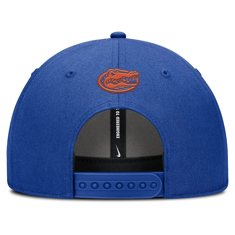 Men's Nike Royal Florida Gators 2025 Sideline Rise Practice Adjustable Hat