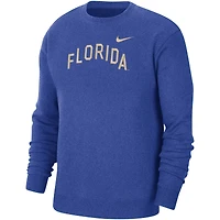 Sweat-shirt Nike Royal Florida Gators Campus pour homme