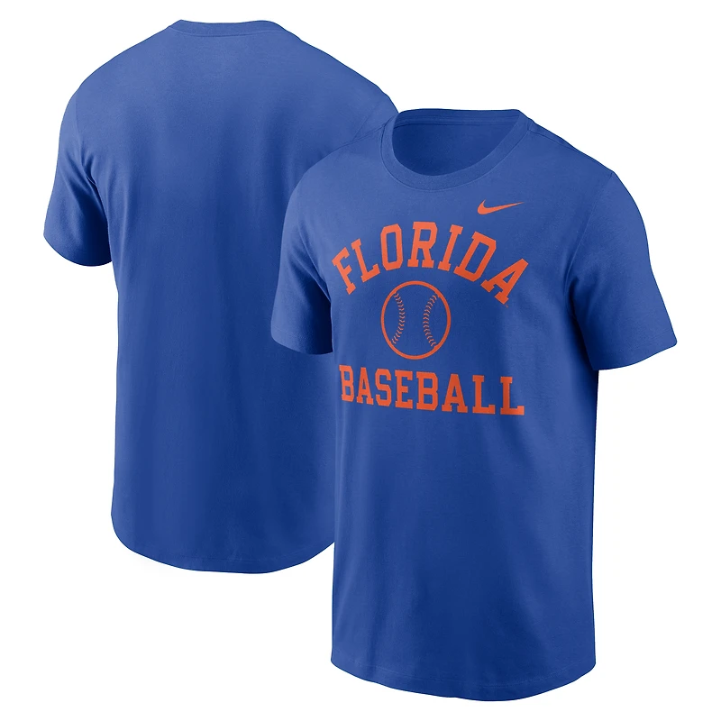 T-shirt de baseball Nike Royal Florida Gators Essential Arch pour homme