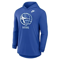 Men's Nike Royal Florida Gators Legacy Tri-Blend Dri-FIT Long Sleeve Hoodie T-Shirt