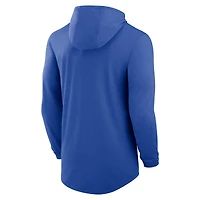 Men's Nike Royal Florida Gators Legacy Tri-Blend Dri-FIT Long Sleeve Hoodie T-Shirt