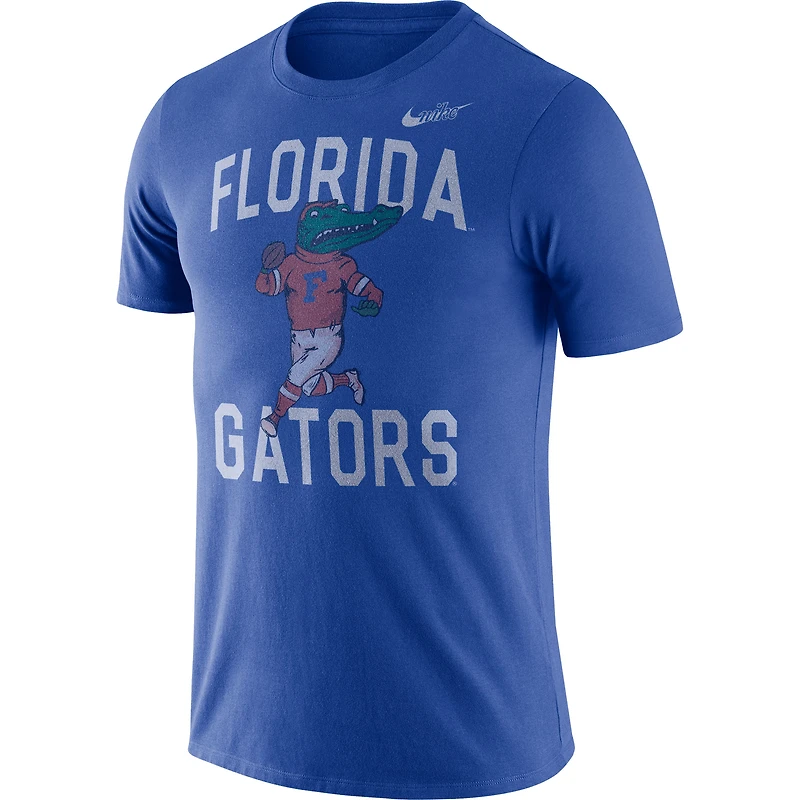 Men's Nike Royal Florida Gators Old-School Mascot Tri-Blend T-Shirt