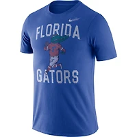 Men's Nike Royal Florida Gators Old-School Mascot Tri-Blend T-Shirt