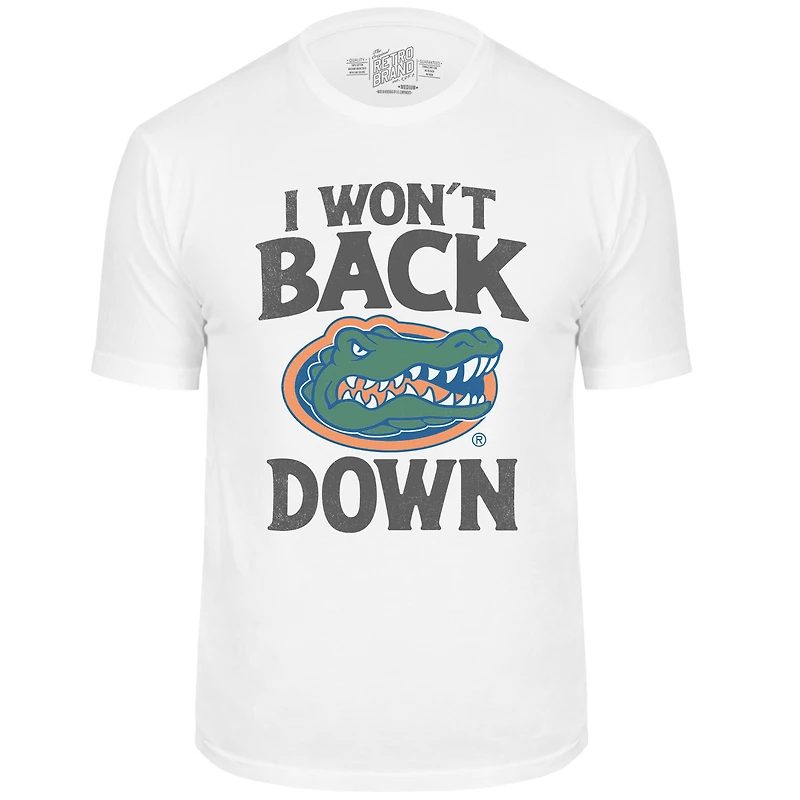 Men's Original Retro Brand Tom Petty White Florida Gators T-Shirt