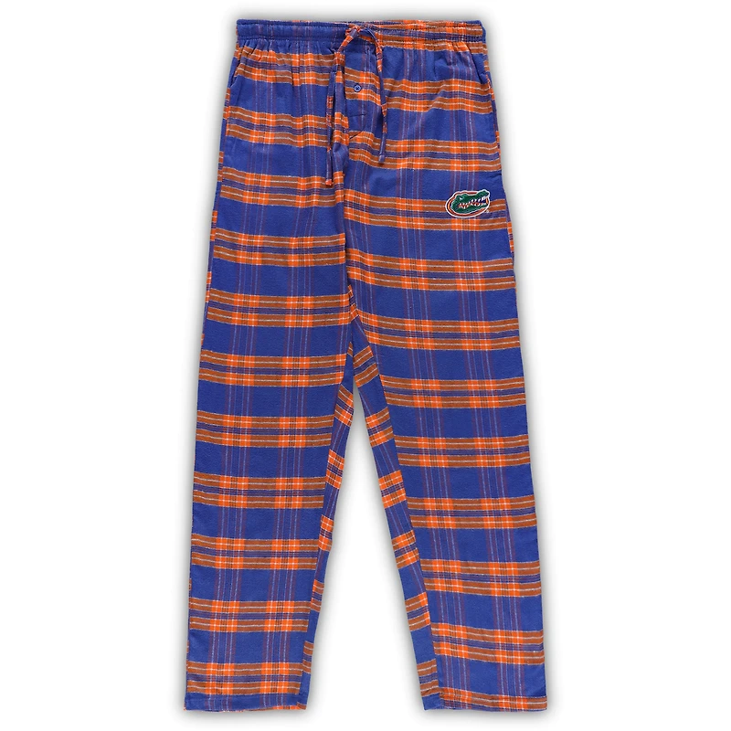 Ensemble de 2 t-shirts et pantalons en flanelle Profile Royal/Orange Florida Gators Big & Tall pour hommes