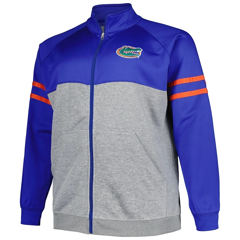 Men's Profile Royal Florida Gators Big & Tall Fleece Full-Zip Jacket