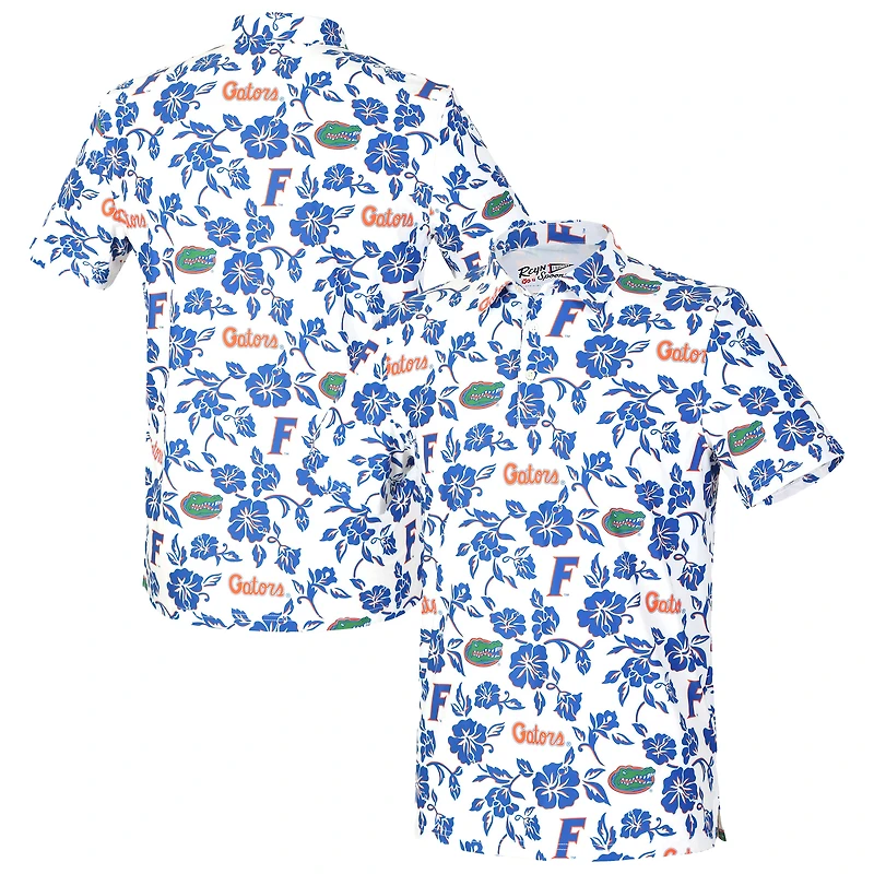 Polo Performance Reyn Spooner blanc des Florida Gators pour homme