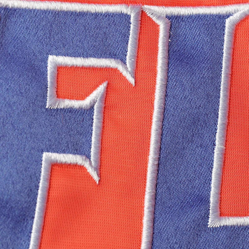 Men's Royal/Orange Florida Gators Big & Tall Reversible Satin Full-Zip Jacket