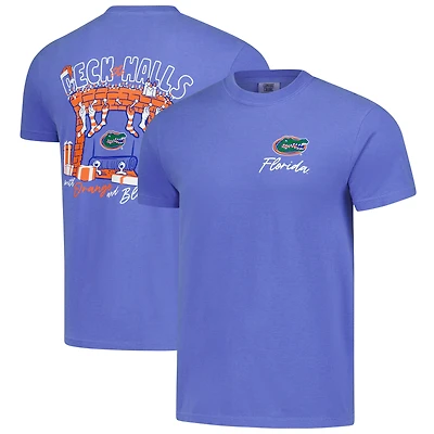 Men's Royal Florida Gators Deck the Halls Comfort Colors T-Shirt
