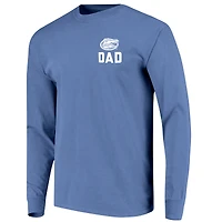 Men's Royal Florida Gators Father's Day Campus Drawing Long Sleeve T-Shirt