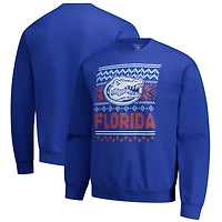 Men's  Royal Florida Gators Holiday Fleece Sweatshirt
