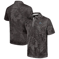 Men's Tommy Bahama Black Florida Gators Sport Santiago Paradise Polo