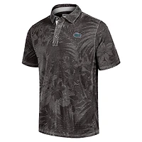 Men's Tommy Bahama Black Florida Gators Sport Santiago Paradise Polo