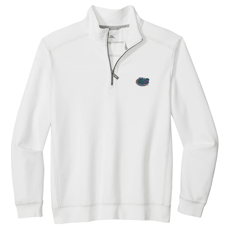 Men's Tommy Bahama White Florida Gators Montego Bay Half-Zip Jacket